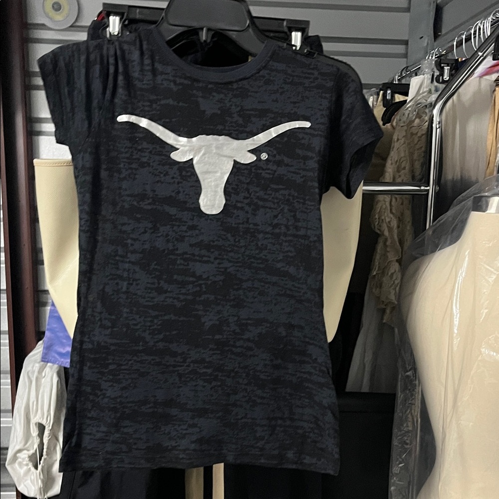 Step Ahead Black Longhorns Sportswear T-Shirt